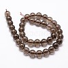 Natural Smoky Quartz Bead Strands G-G735-28-10mm-2