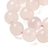 Natural Pink Mangano Calcite Beads Strands G-L505-09-8mm-2