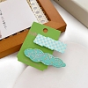 2Pcs Plastic Alligator Hair Clips PW-WG4AB33-04-1