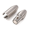304 Stainless Steel Locking Tube Magnetic Clasps STAS-A151-02A-P-3