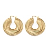 Alloy Ring Hoop Earrings for Women EJEW-U028-07G-01-1