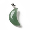 Natural Green Aventurine Pendants G-Z022-05B-2