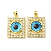 Real 18K Gold Plated Brass Pendants KK-L209-006G-03-1