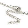 304 Stainless Steel Cable Chain Necklaces NJEW-H040-10P-3