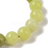 10mm Round Natural Lemon Jade Braided Bead Bracelets BJEW-C067-01C-02-3