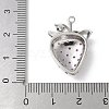 Brass Micro Pave Cubic Zirconia Pendants KK-P290-39P-3