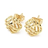 Brass Ear Studs EJEW-P261-09G-1