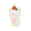 Valentine's Day Alloy Enamel Pendants ENAM-Z015-03G-08-1