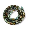 Natural African Turquoise(Jasper) Beads Strands G-G980-33A-3