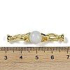 Natural Aquamarine with Brass Fold Over Clasps G-G141-03G-01-3