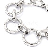 304 Stainless Steel Bracelet for Women BJEW-U009-03P-3