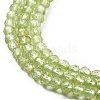 Natural Peridot Beads Strands G-B107-A06-01A-3