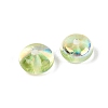 Baking Paint Electroplate Transparent Glass Beads EGLA-Q141-01B-A11-2