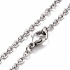 Pride Style 201 Stainless Steel Pendant Necklaces NJEW-F288-04B-P-4