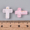 Gradient Color Transparent Acrylic Beads OACR-M023-03E-4
