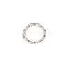 Natural Freshwater Pearl Rice Beaded Stretch Rings FS-WG04E98-01-5