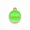 Alloy Enamel Pendants X-ENAM-S124-01A-06A-3