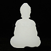 Natural White Jade Carved Mahavairocana Buddha Statue Home Decoration G-PW0007-049-2