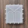 DIY Square with Rampart Pattern Candle Silicone Molds DIY-G113-09A-4