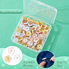 60Pcs 3 Colors 1-Hole Resin Buttons RESI-TA0004-42-5