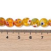 Handmade Millefiori Lampwork Beads Strands LAMP-G166-17A-06-4