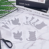 40Pcs 2 Styles Self-adhesive Plastic Window Screen Repair Tapes DIY-GF0010-42-4