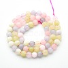 Natural Quartz Beads Strands G-N355-6mm-12-2