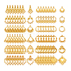 96Pcs 12 Styles Alloy Chandelier Component Links FIND-PH0026-57-6