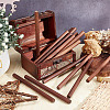Waxed Round Wooden Sticks WOOD-OC0004-01B-5