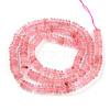 Cherry Quartz Glass Beads Strands G-T141-61-2