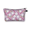 Cartoon Tooth Print Polyester Cosmetic Zipper Bag PW-WG72551-06-1