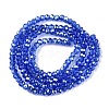 Electroplate Glass Beads Strands EGLA-A044-T1mm-A31-3