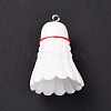 Sport Ball Theme Opaque Resin Pendants RESI-F039-01E-2