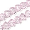 Transparent Glass Beads Strands GLAA-H038-01I-1