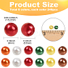 6 Colors Imitation Pearl Acrylic Beads OACR-SP0001-76A-2