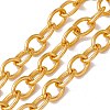 Oval Oxidation Aluminum Cable Chains CHA-G001-06G-1