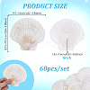 60Pcs Natural Shell Jewelry Decorative Plate AJEW-GA0009-64B-2