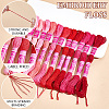 12 Skeins 6-Ply Polycotton(Polyester Cotton) Embroidery Floss DIY-CY0002-94E-6