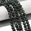 Natural Moss Agate Beads Strands G-A248-A02-01-2