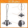 SUPERFINDINGS Cell Phone Straps for Halloween HJEW-FH0006-48-4