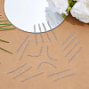 240Pcs 304 Stainless Steel Chain Extender STAS-ME0003-79-4