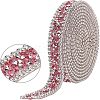 Glitter Hotfix Rhinestone(Hot Melt Adhesive On The Back) OCOR-WH0058-06-1