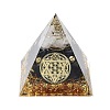 Orgonite Pyramid Resin Energy Generators DJEW-D013-04A-1