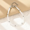 304 Stainless Steel Beaded Bracelets for Women BJEW-M056-08P-03-1