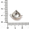 Halloween Brass Orange Enamel Connector Charms KK-F915-04B-P-3