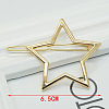 Alloy Geometric Hair Barrettes OHAR-PW0001-216-26-1