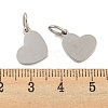 Non-Tarnish 304 Stainless Steel Stamping Blank Tag Charms STAS-P356-14P-3