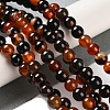 Natural Striped Agate/Banded Agate Beads Strands G-Z060-A01-A13-2