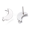 304 Stainless Steel Stud Earring Findings X-STAS-K212-03P-2