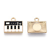 Eco-Friendly Zinc Alloy Charms FIND-N048-59E-NR-1